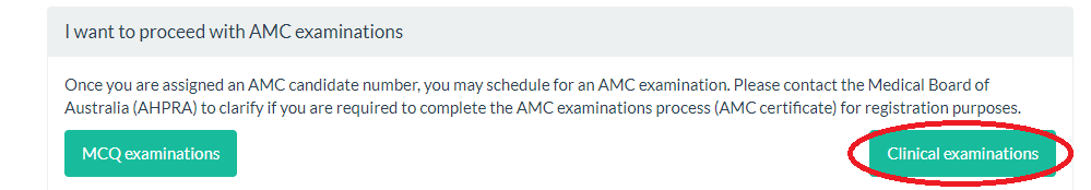 clinical examination 1 AMC Clinical Examination